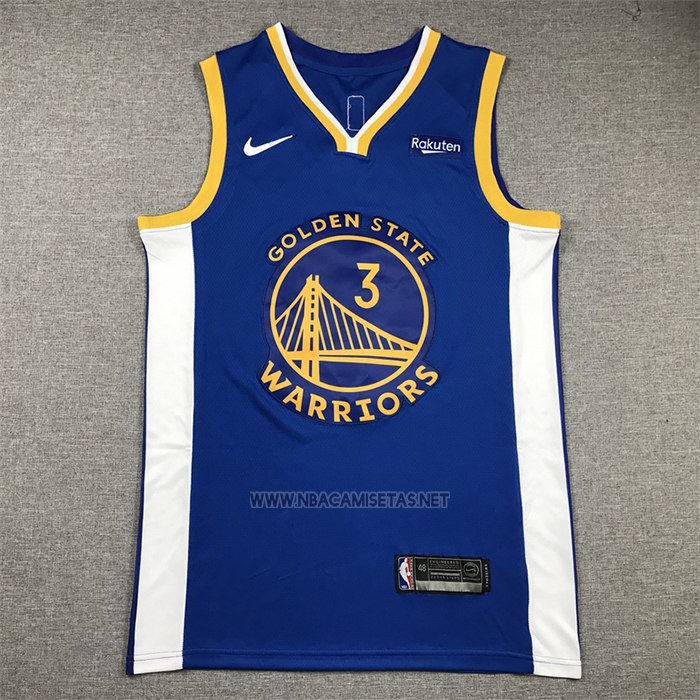 Camiseta Golden State Warriors Jordan Poole NO 3 Icon 2022-23 Azul